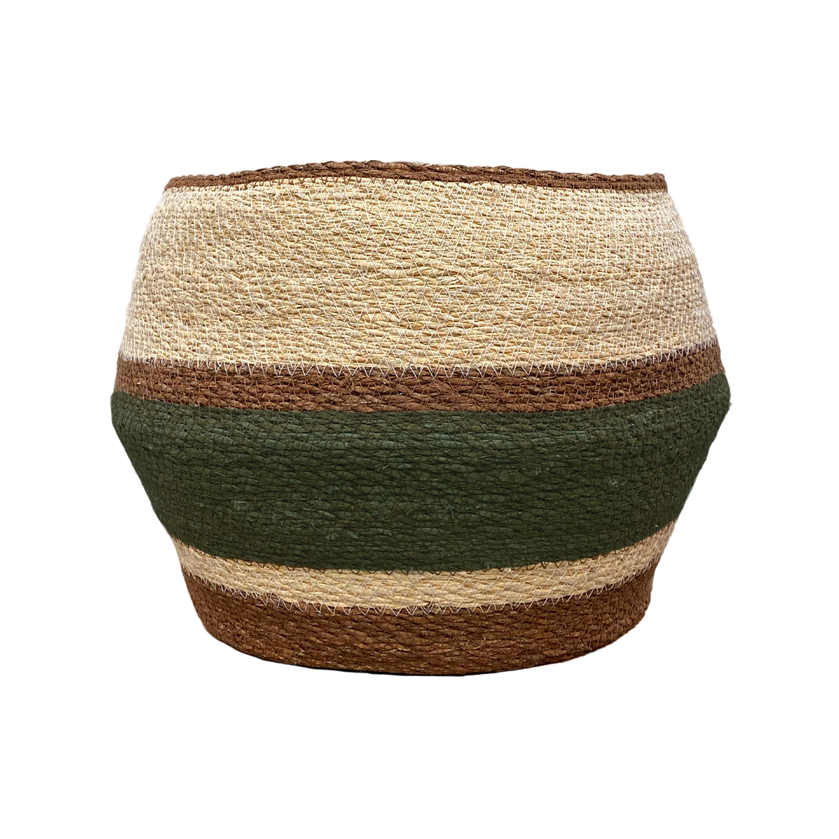 Eloise Belly Basket Olive - Large