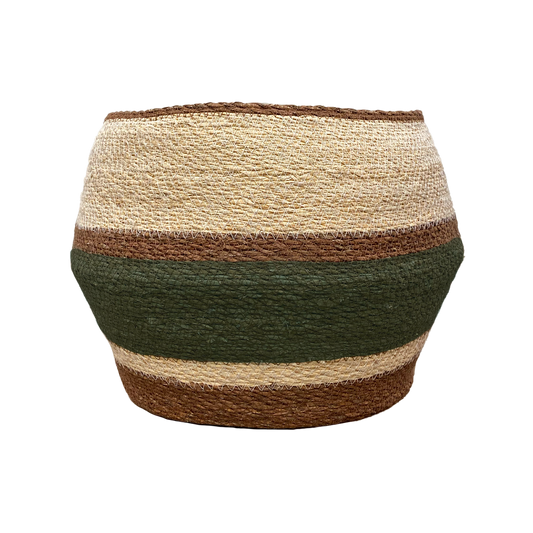 Eloise Belly Basket Olive - Large