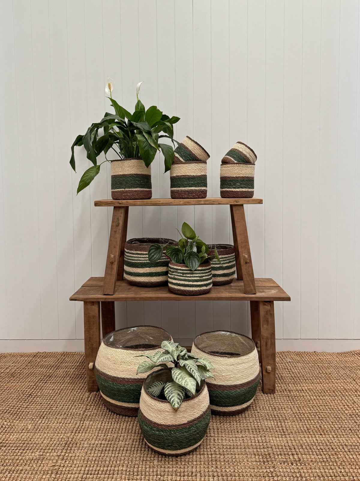 Eloise Belly Basket Olive - Large