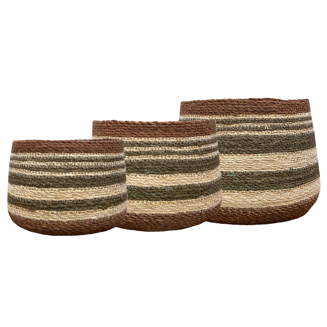 Eloise Bulb Basket Olive - Small