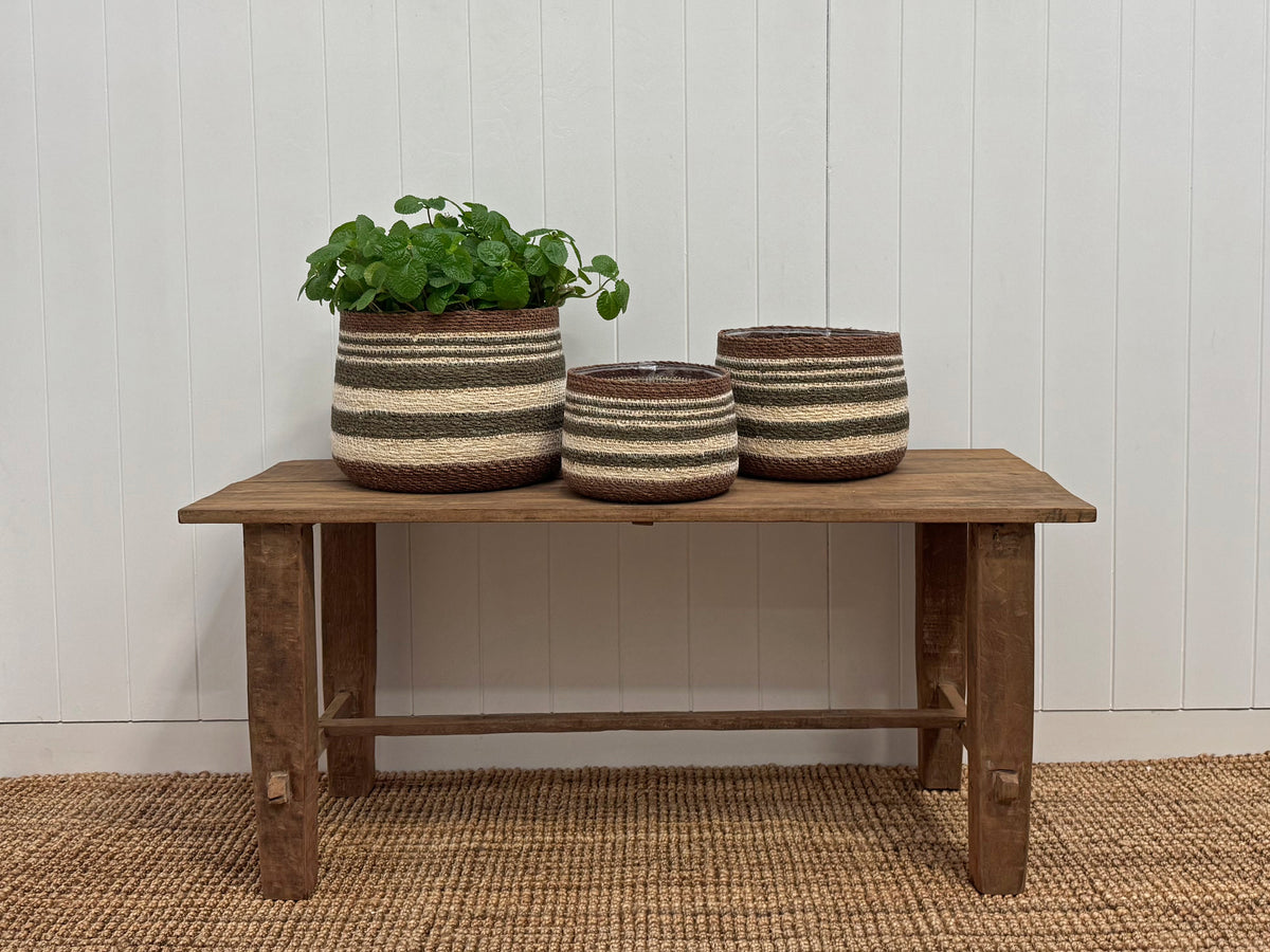 Eloise Bulb Basket Olive - Medium