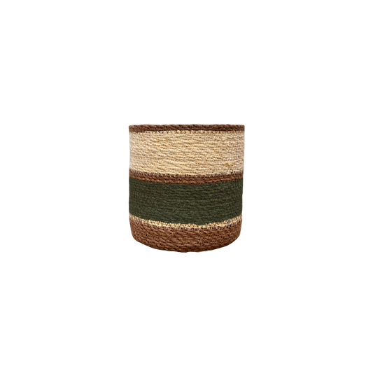 Eloise Planter Basket Olive - Medium