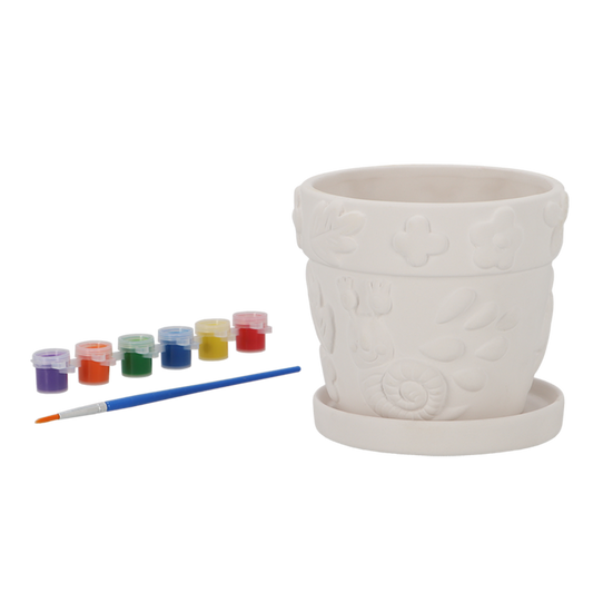 Kids Paint it Yourself Flower Pot Insects