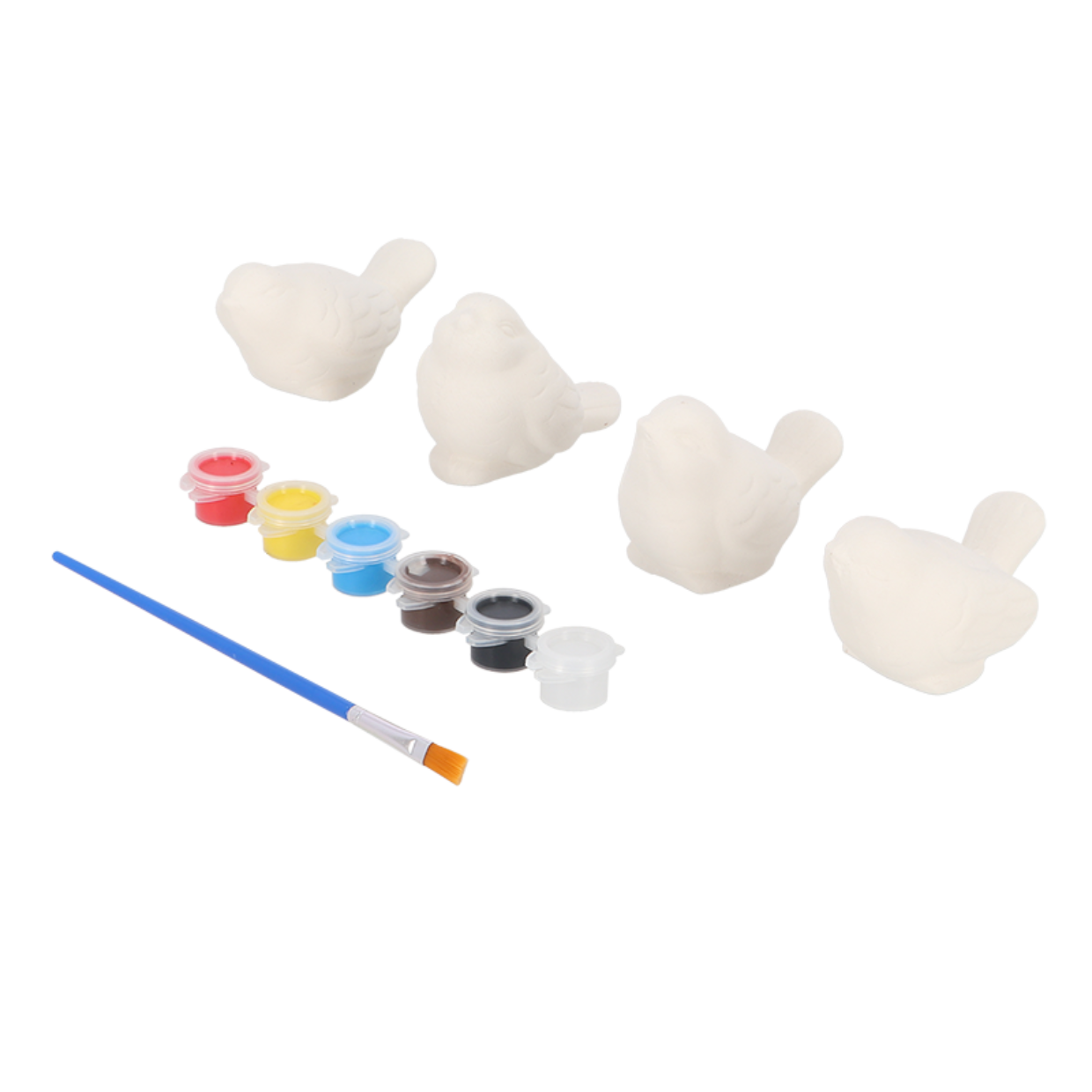 Kids Paint it Yourself Garden Birds s/4