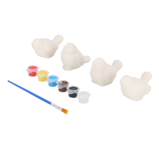 Kids Paint it Yourself Garden Birds s/4