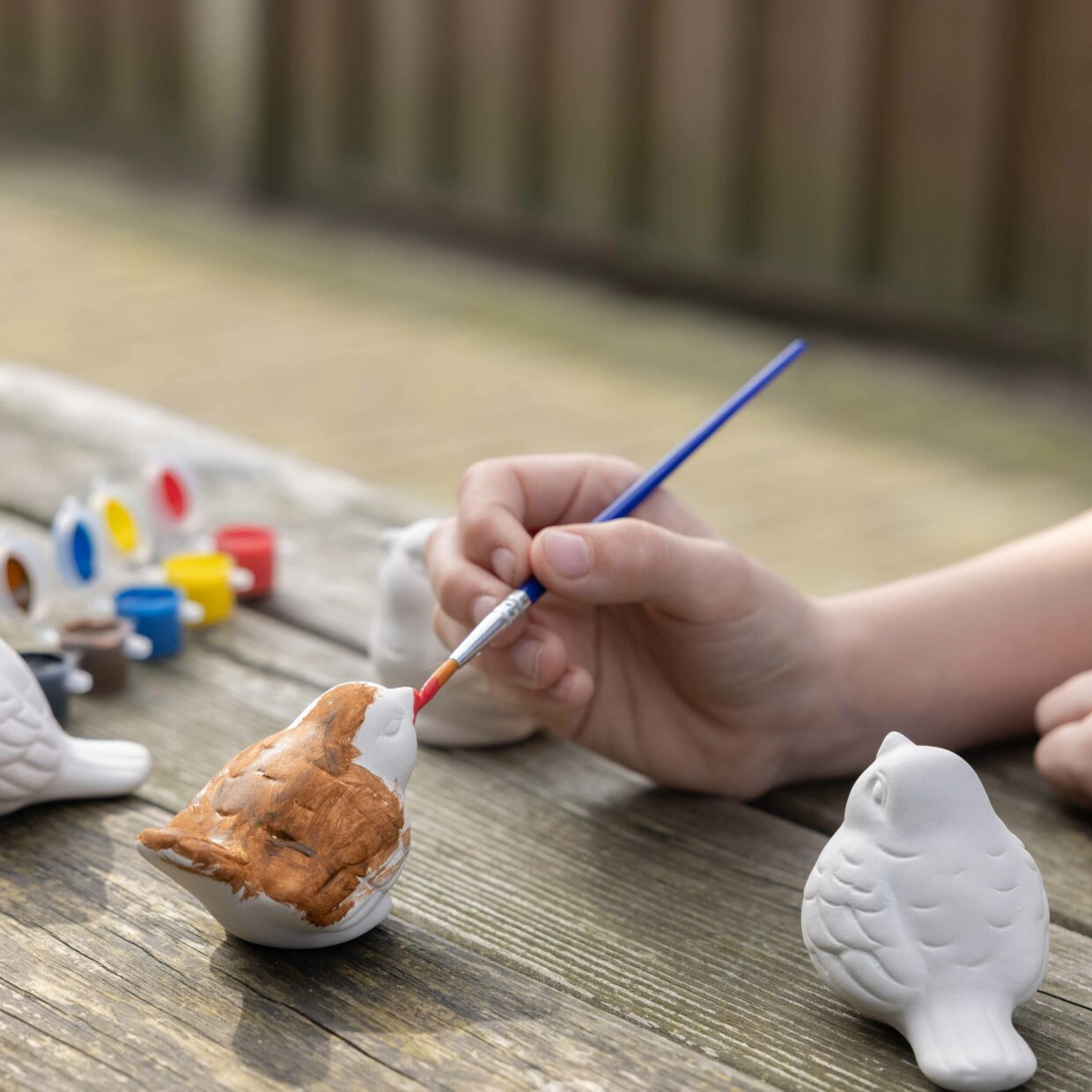 Kids Paint it Yourself Garden Birds s/4