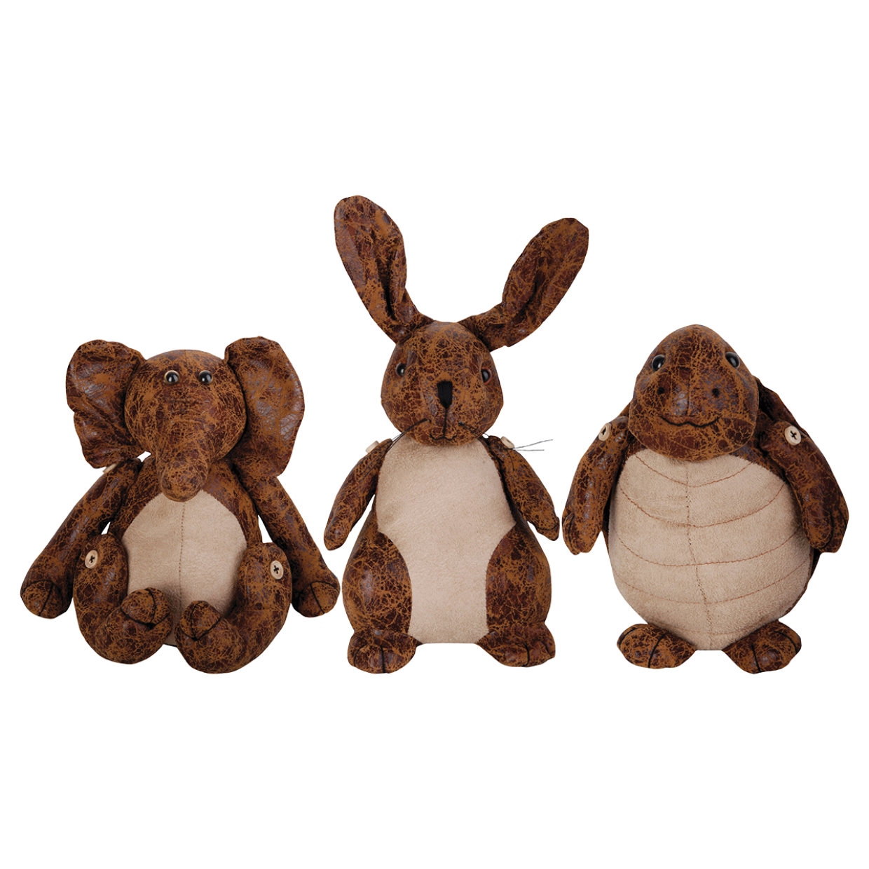 Doorstop Leather Animals Rabbit