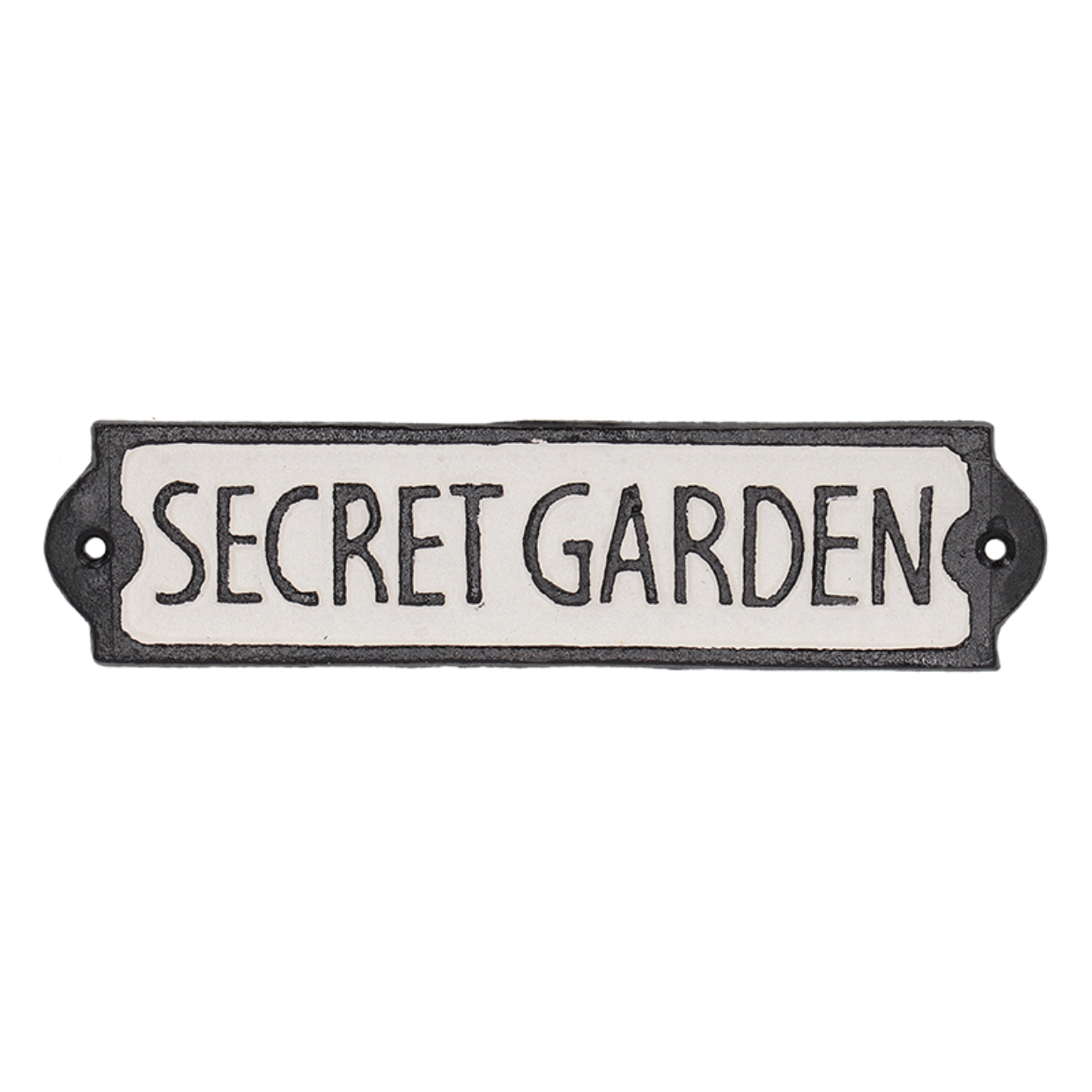 Door Sign 'Secret Garden'