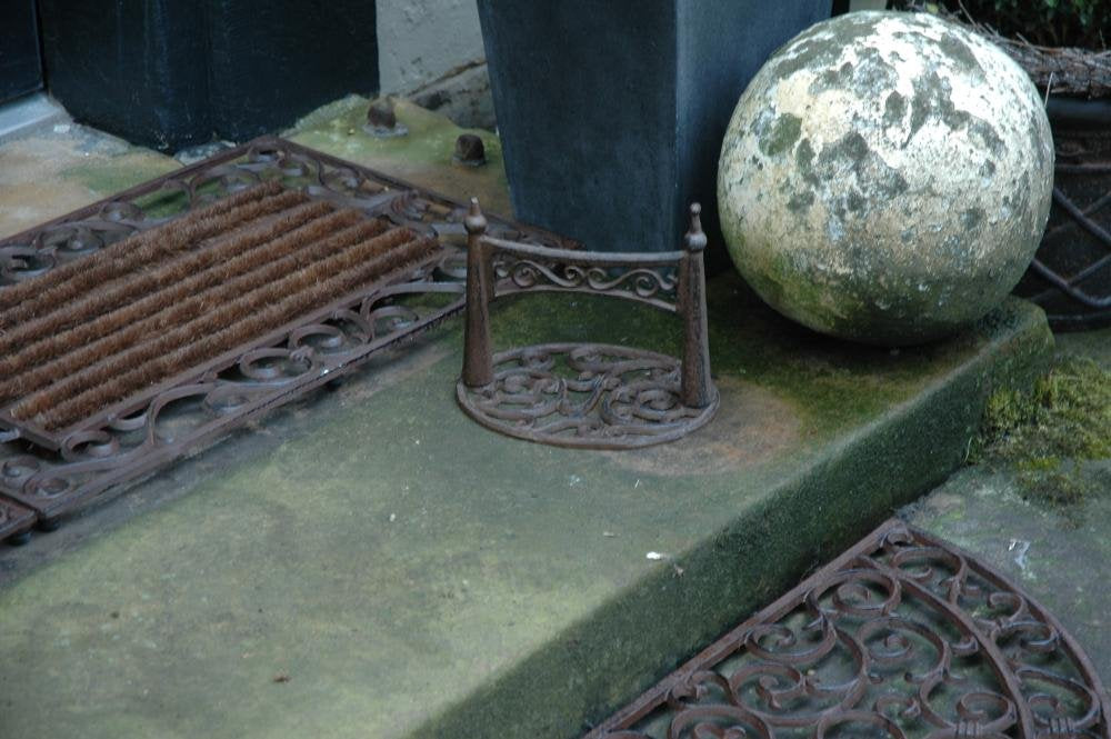 Cast Iron Boot Scraper Ellipse