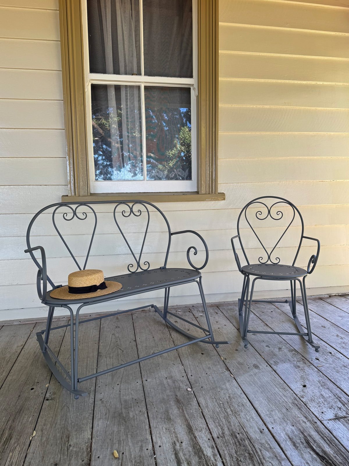 Belle Époque Rocking Bench 101x83x91cm