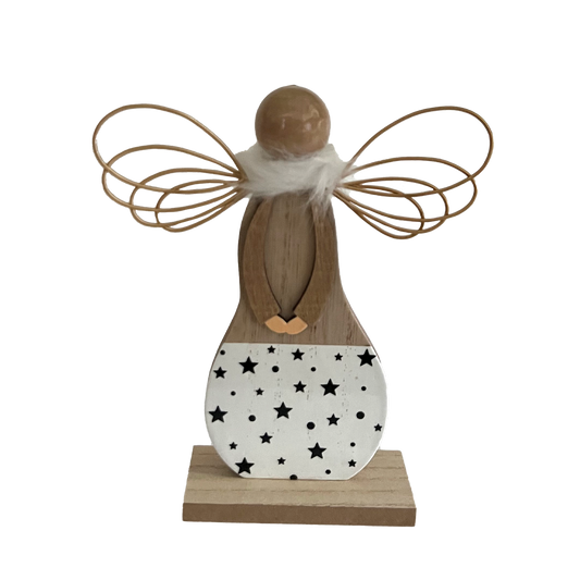 White Xmas Angel Standing