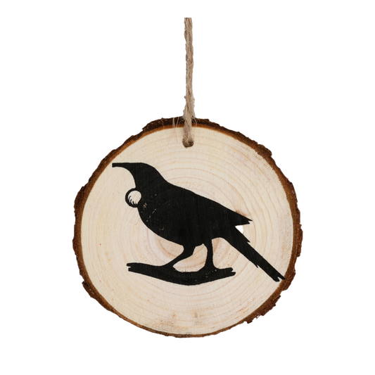Hanging Wooden Tree Slice Tui Round Natural
