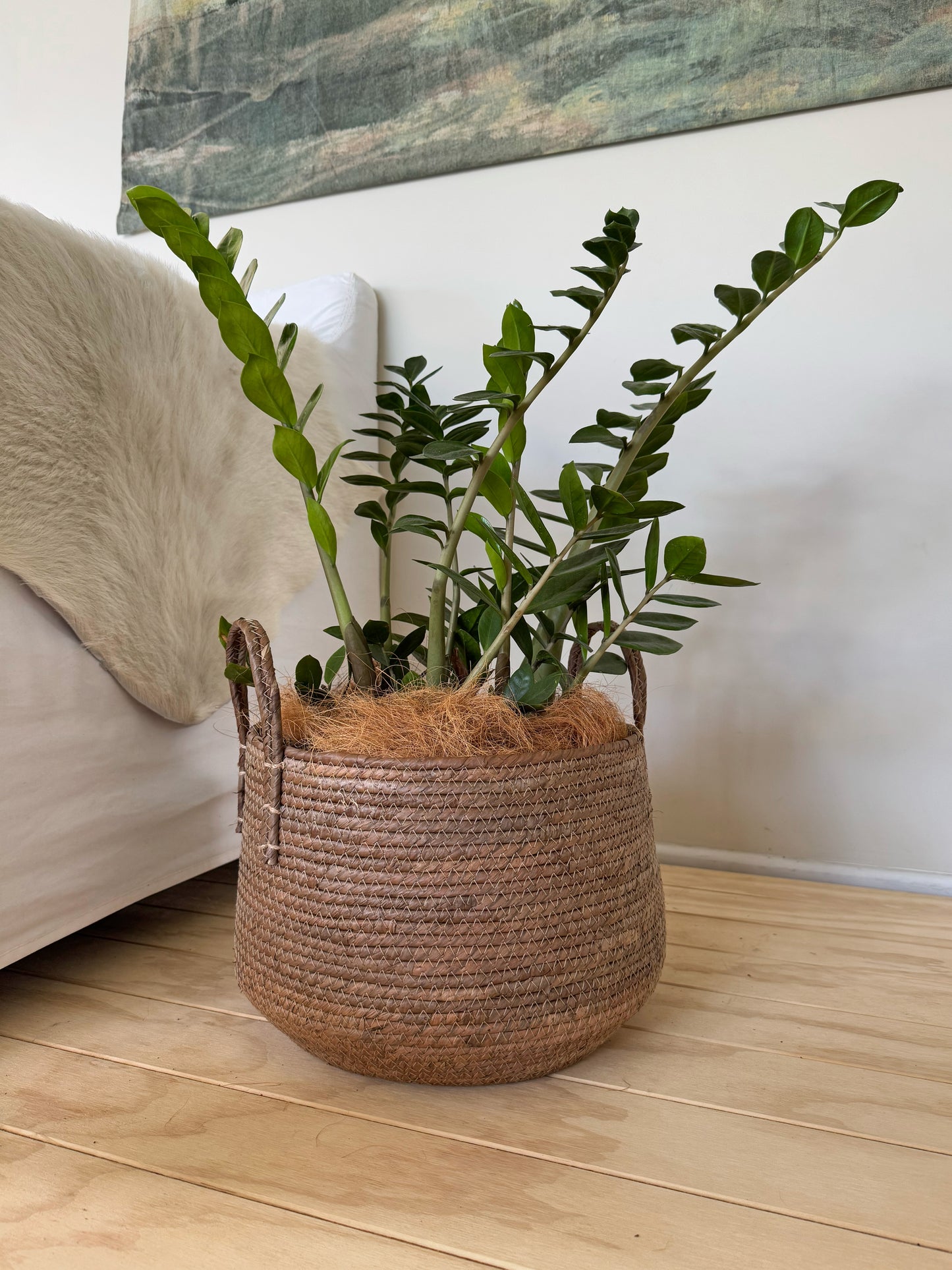 Nala Planter Basket w/ Handle Medium