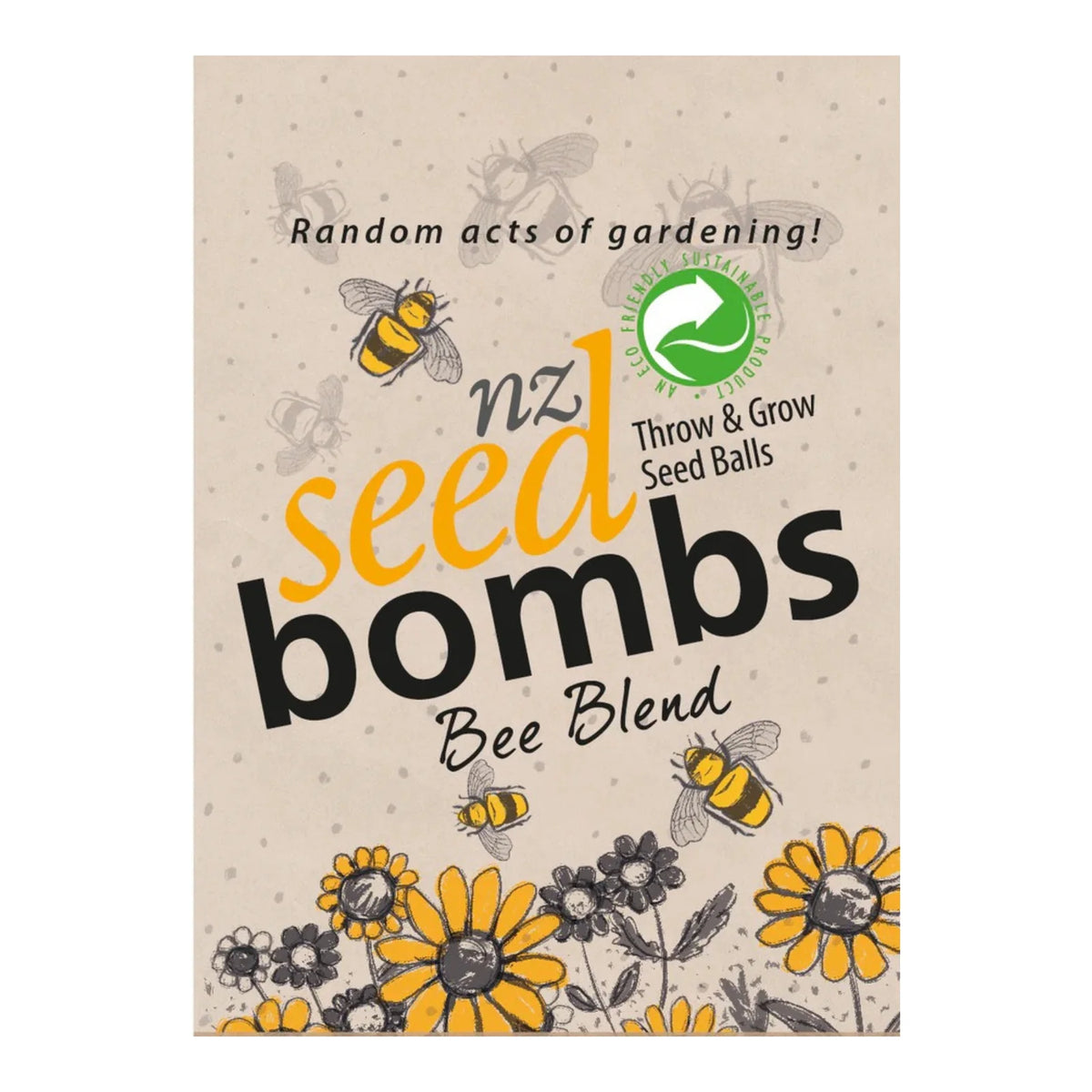 NZ Seed Bombs Bee Blend - Throw and Grow