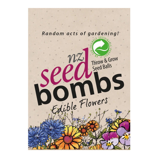 NZ Seed Bombs Edible Flowers - Throw and Grow