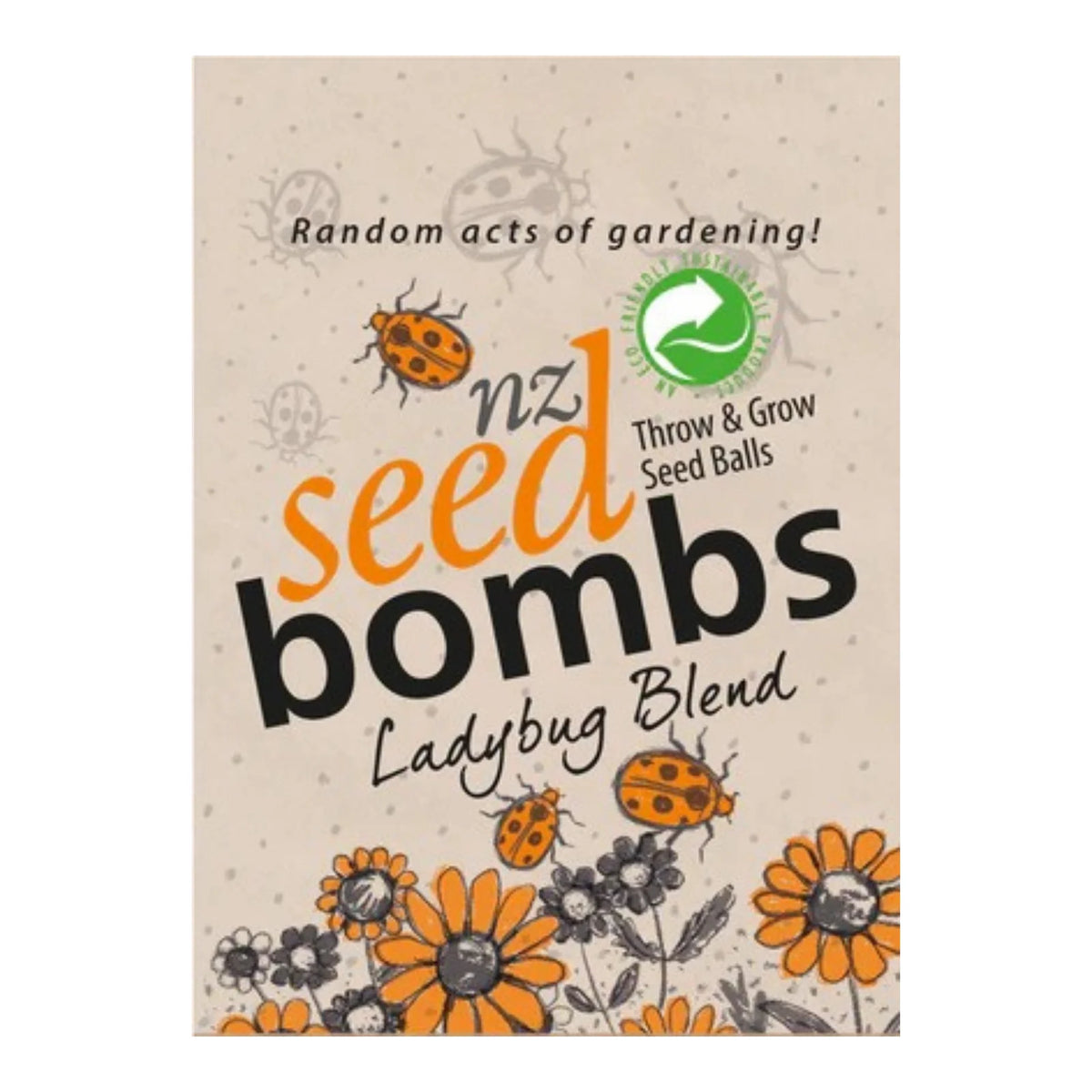 NZ Seed Bombs Ladybug Blend - Throw and Grow