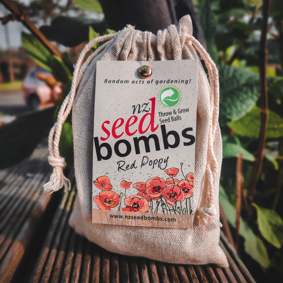 NZ Seed Bombs Red Poppy - Throw and Grow