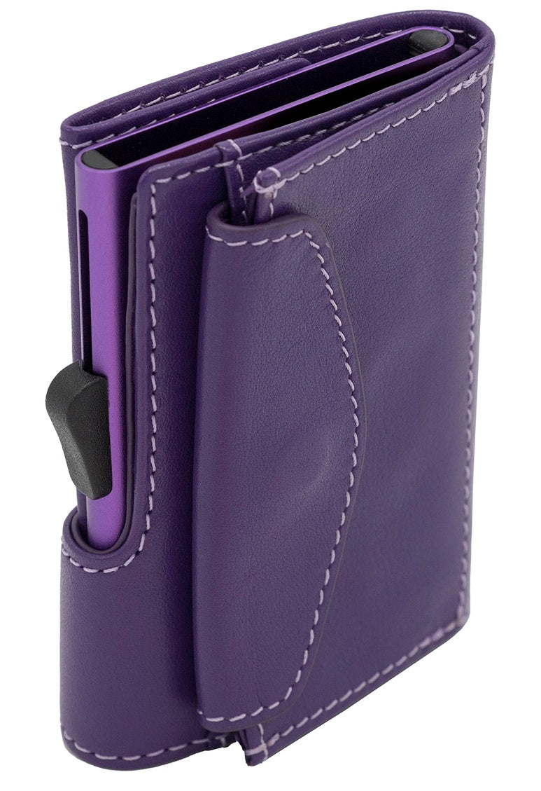 C-Secure Classic Credit Card & Coin Wallet - Orchidea