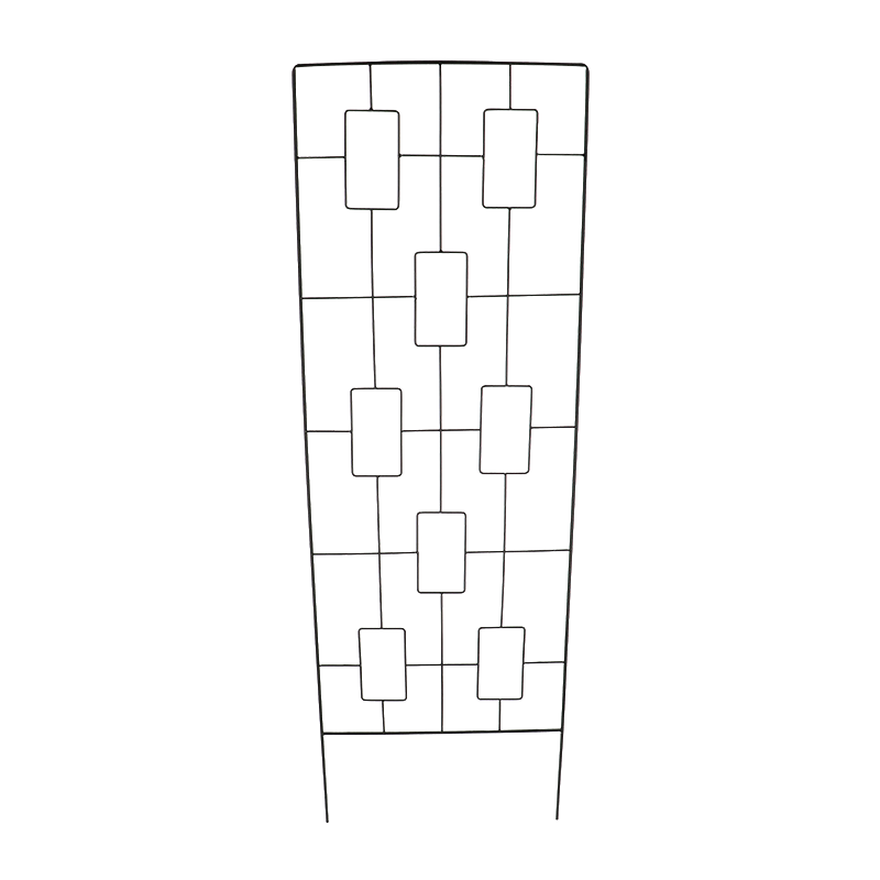 Plant Support Black Geometric 170cm