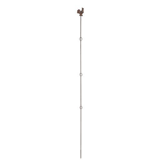 Plant Support Cast Iron Straight Rooster Large
