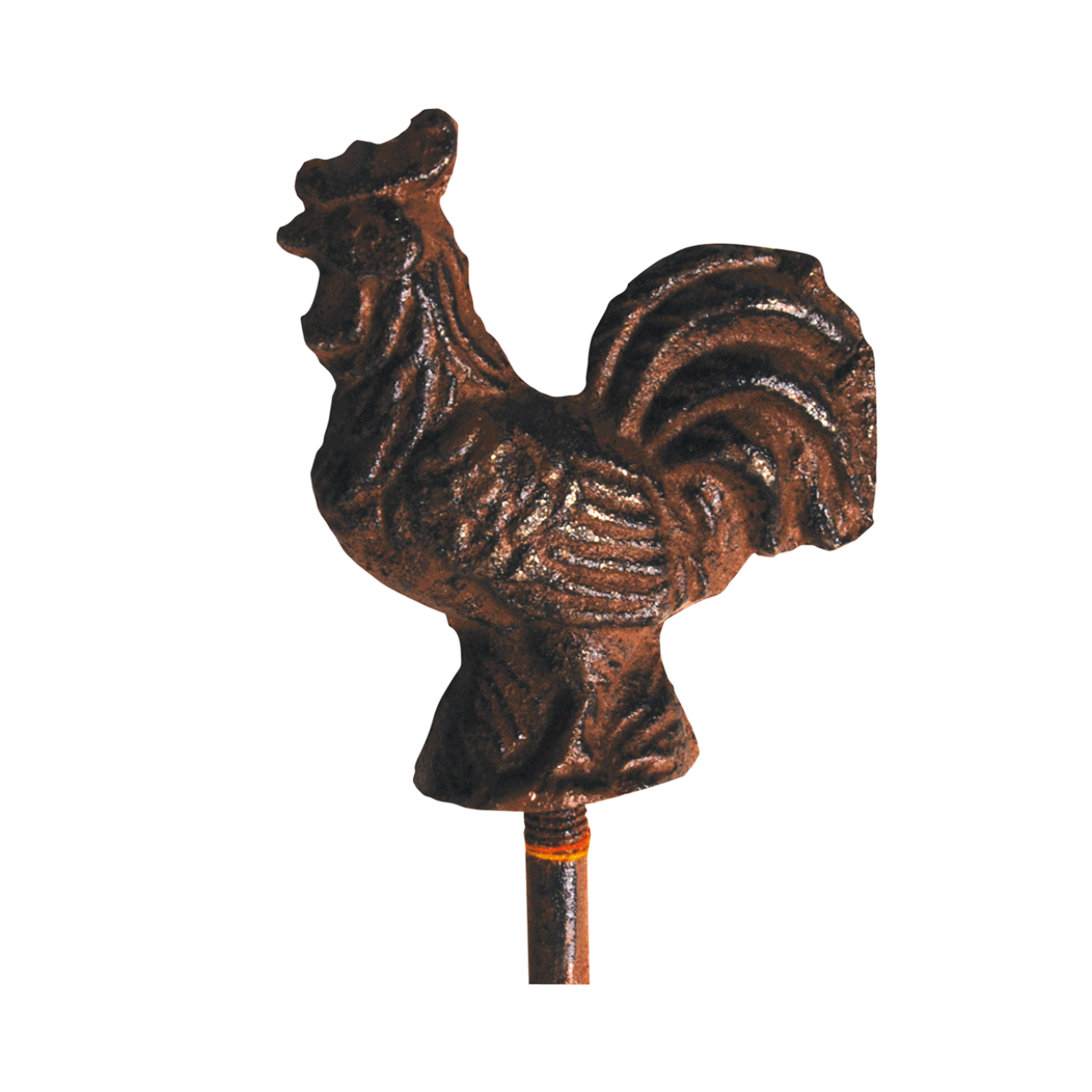 Plant Support Cast Iron Spiral Rooster