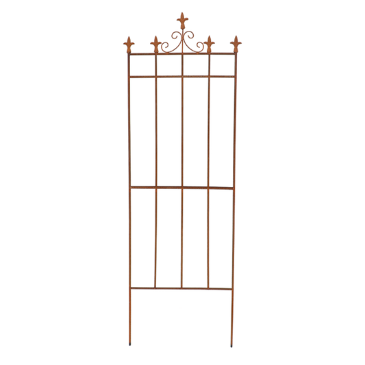 Cast Iron Plant Support 2D Fleur-de-lis Large