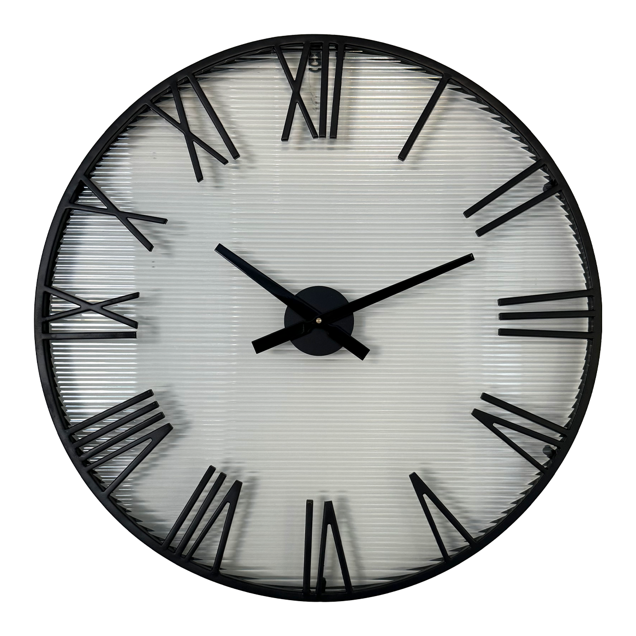 Ava Roman Clock Black