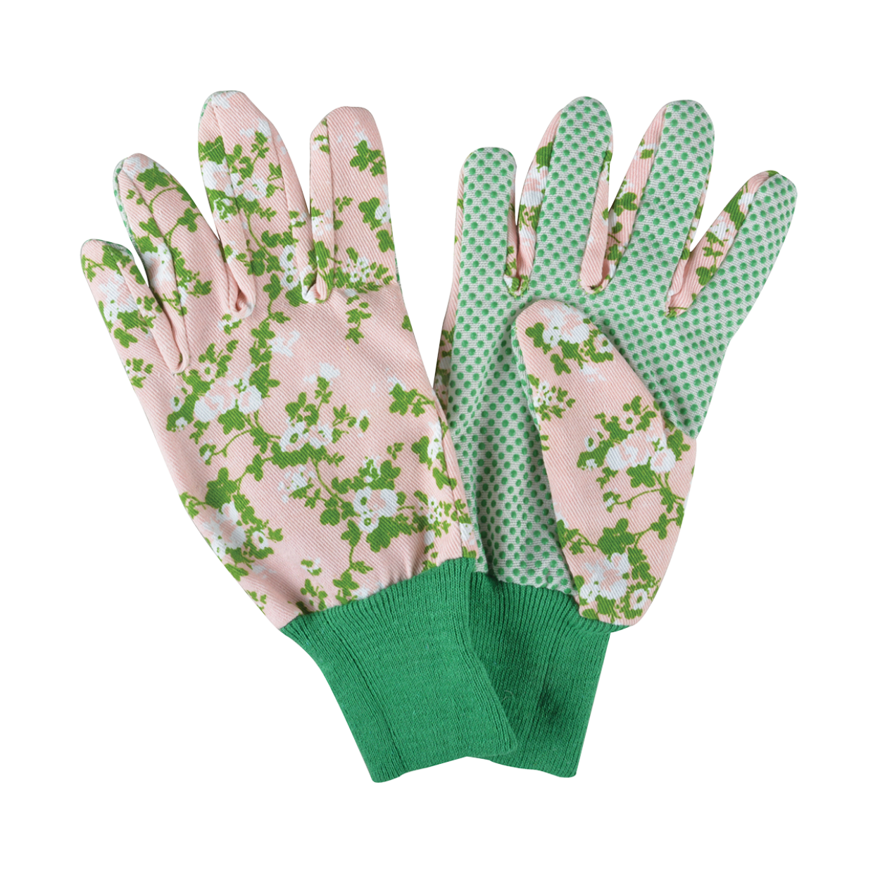 Rose Print Garden Gloves Pink