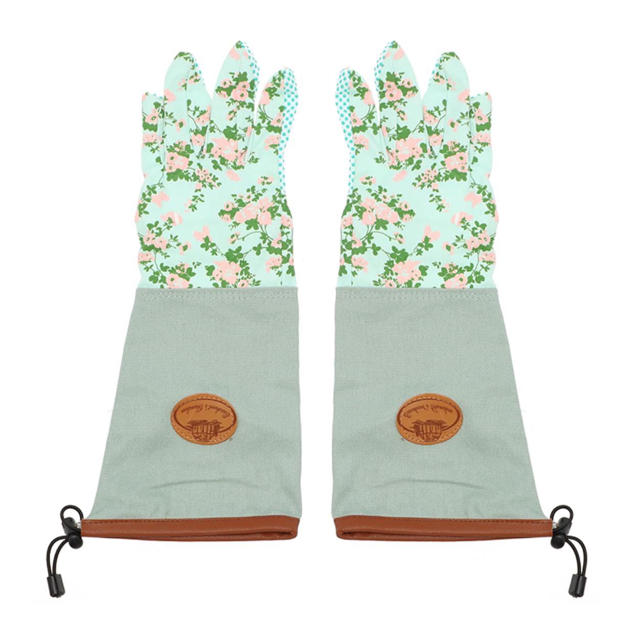 Rose Print Garden Gloves Long