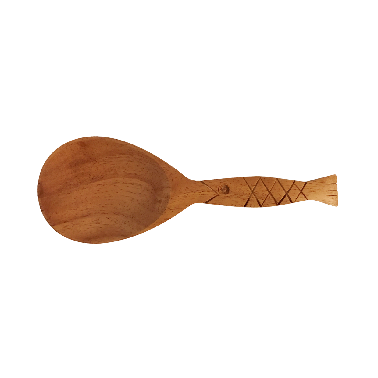 Mahogany Fish Serving Spoon