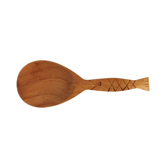 Mahogany Fish Serving Spoon