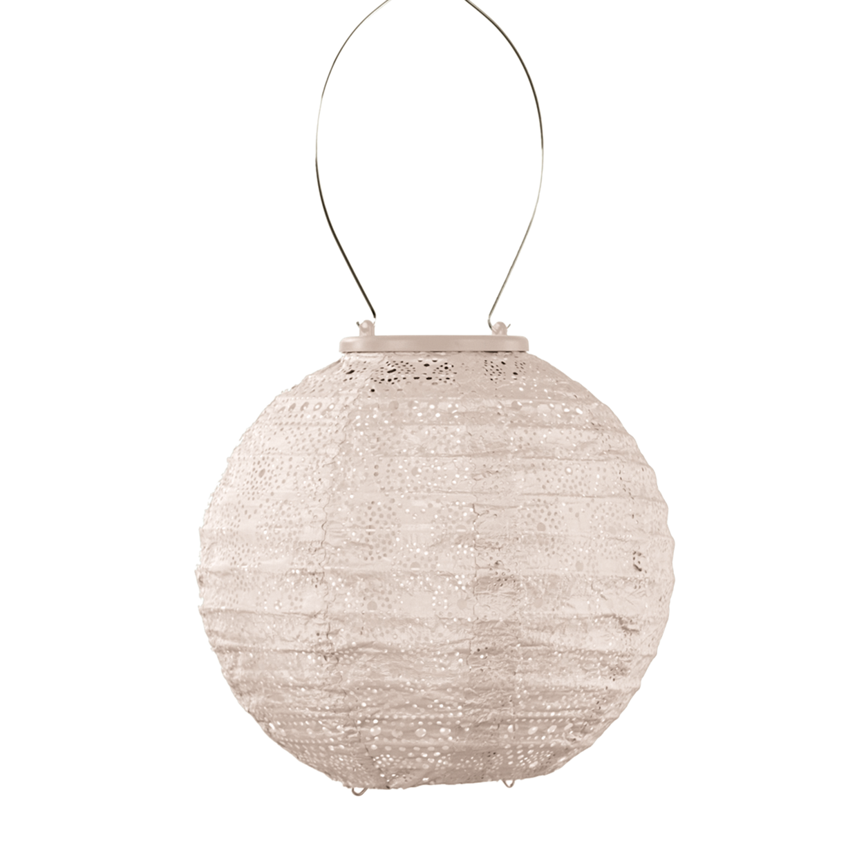 Lumiz Lantern Round 20cm Soft Blush Spectare