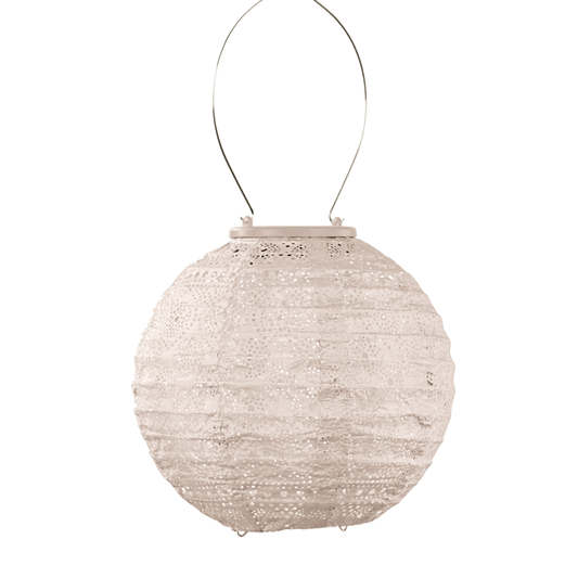 Lumiz Lantern Round 20cm Soft Blush Spectare