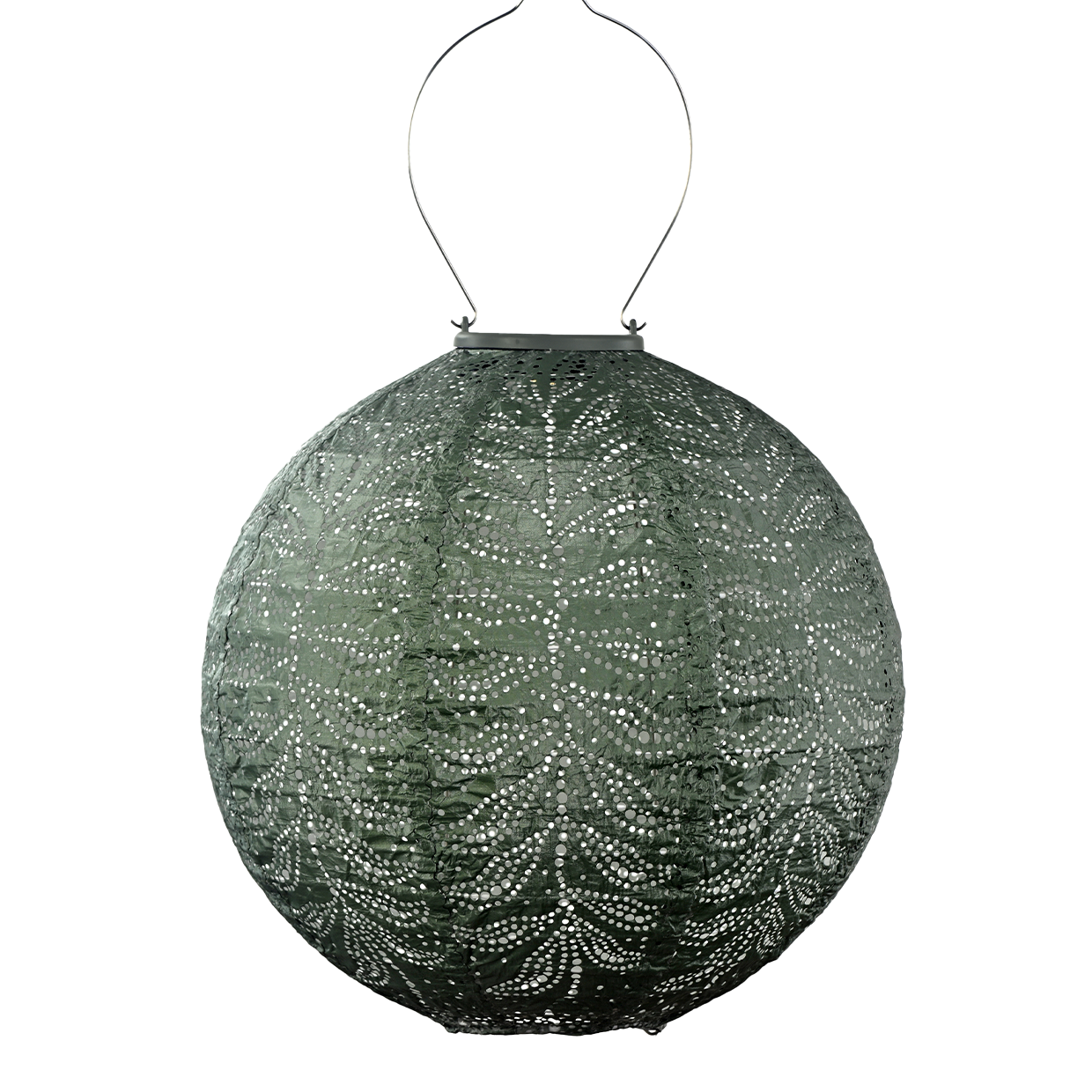 Lumiz Lantern Round 30cm Sage Green Folia