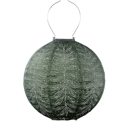 Lumiz Lantern Round 30cm Sage Green Folia