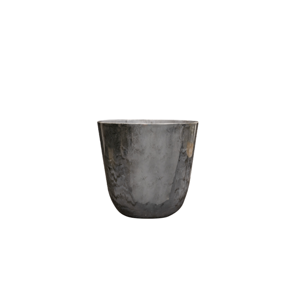 Palermo Pot 'Marble Grey' Small