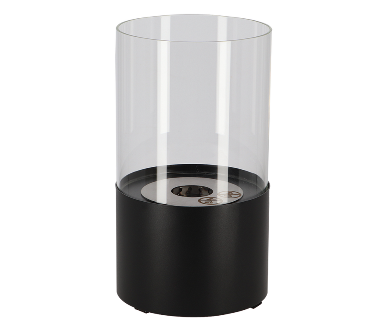 Bioethanol Table Fireplace Round Black