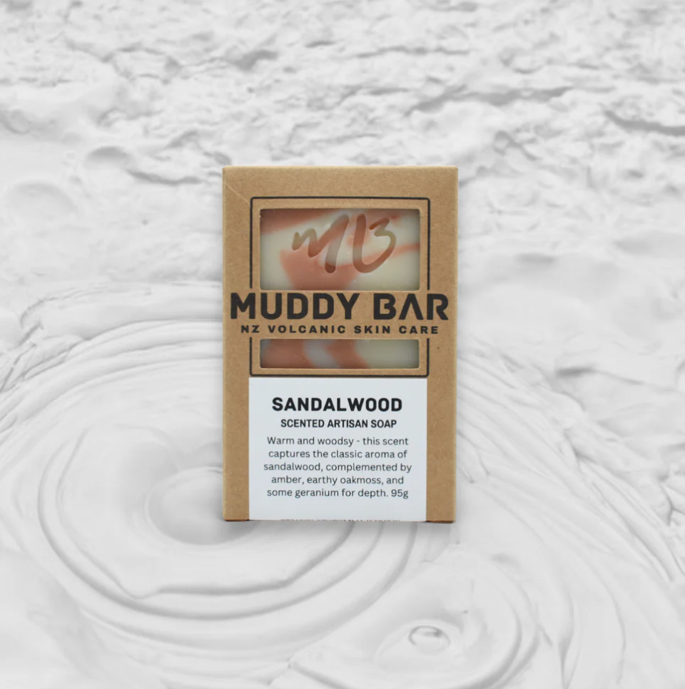 Muddy Bar Sandalwood Scented Artisan Soap