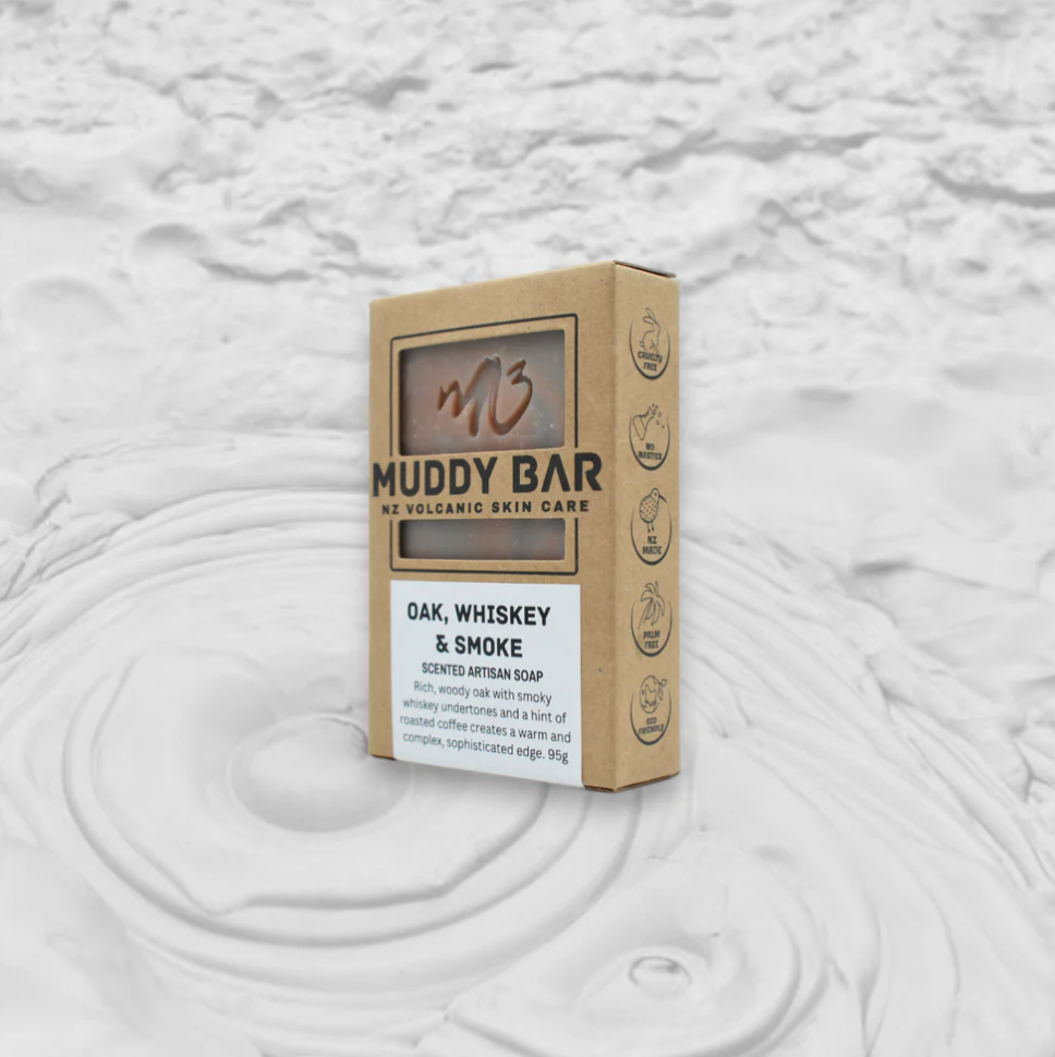 Muddy Bar Oak, Whiskey and Smoke Artisan Soap