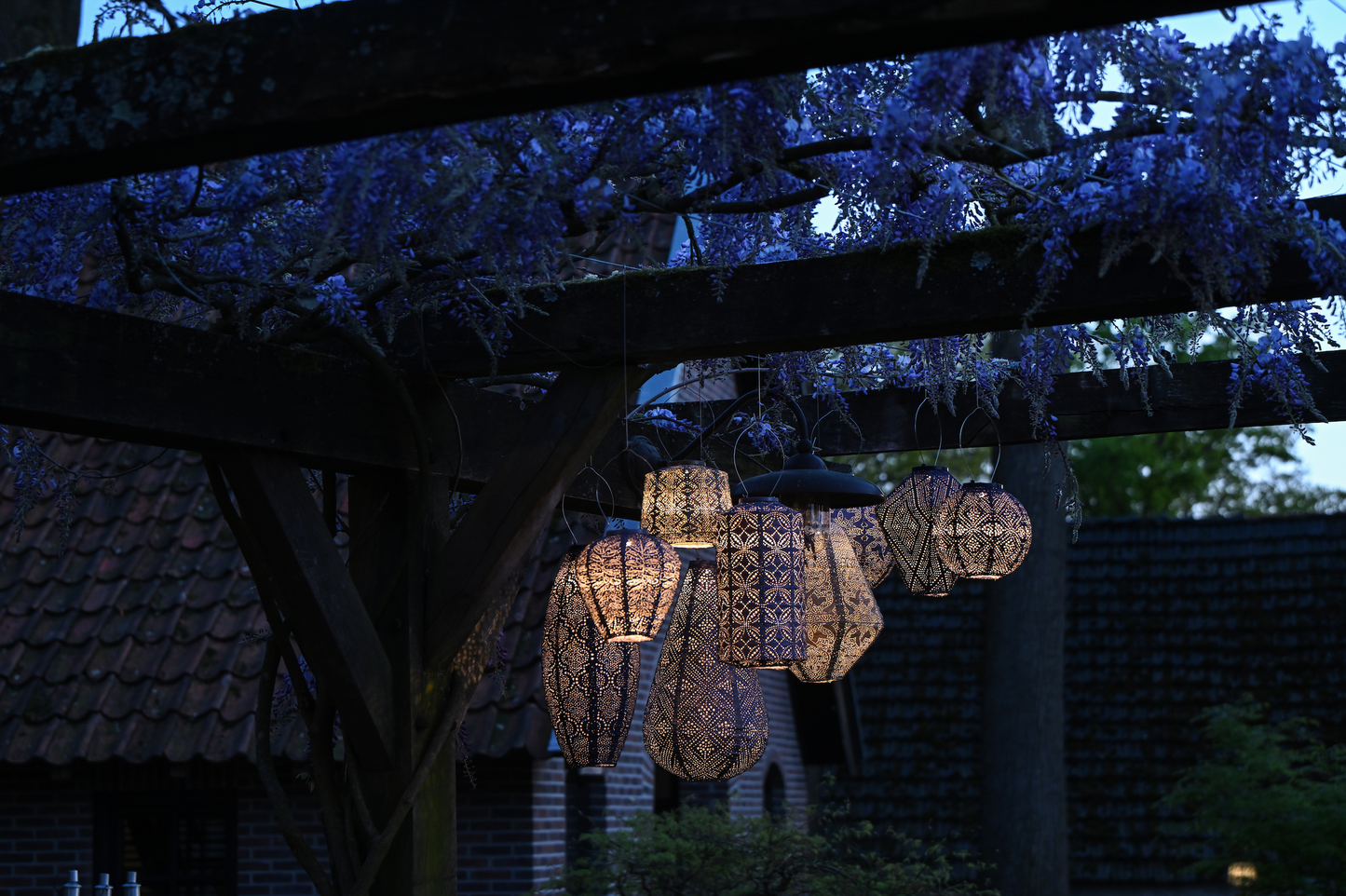 Lumiz Lantern Balloon 20cm Mauve Purple Folia