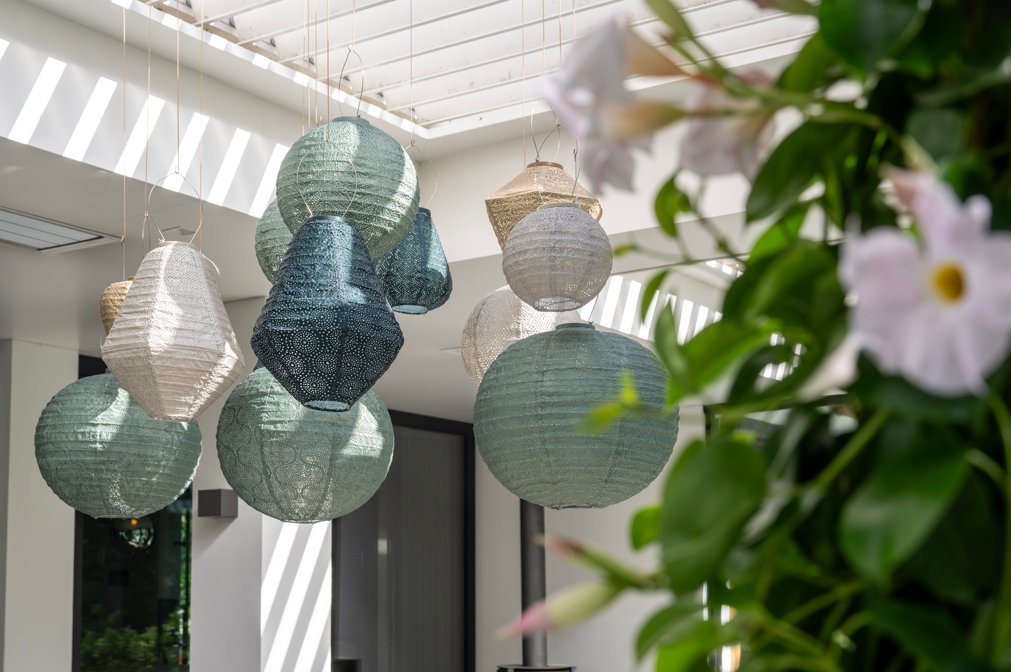 Lumiz Lantern Can 30cm Light Taupe Marrakesh