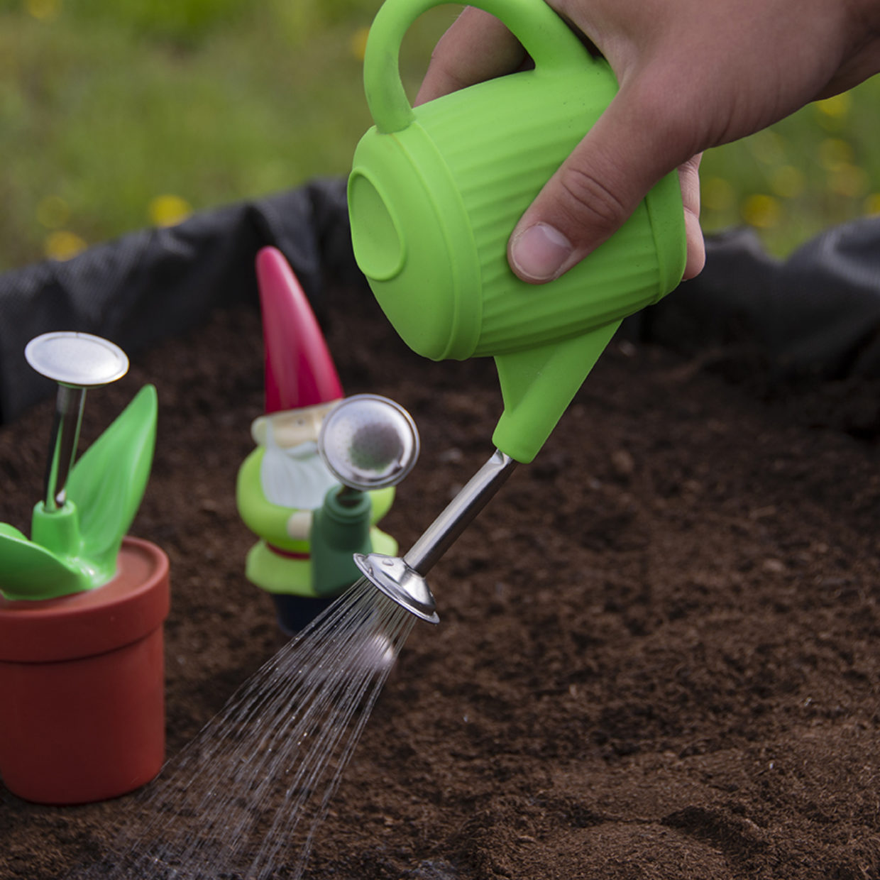 Squeeze Sprinkler Gardening Watering Can