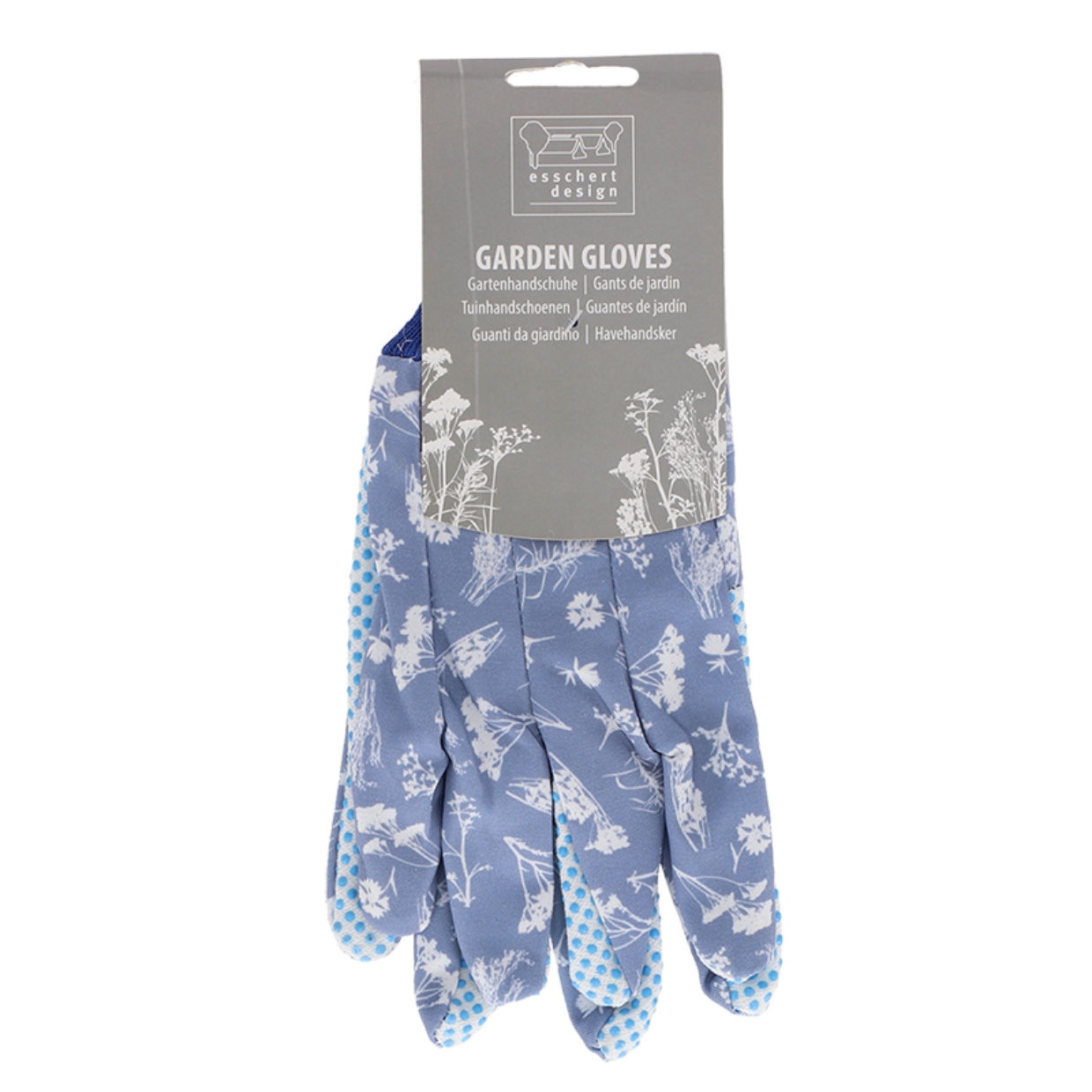 Wild Flower Garden Gloves Blue
