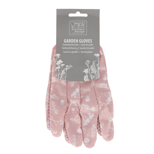 Wild Flower Garden Gloves Pink