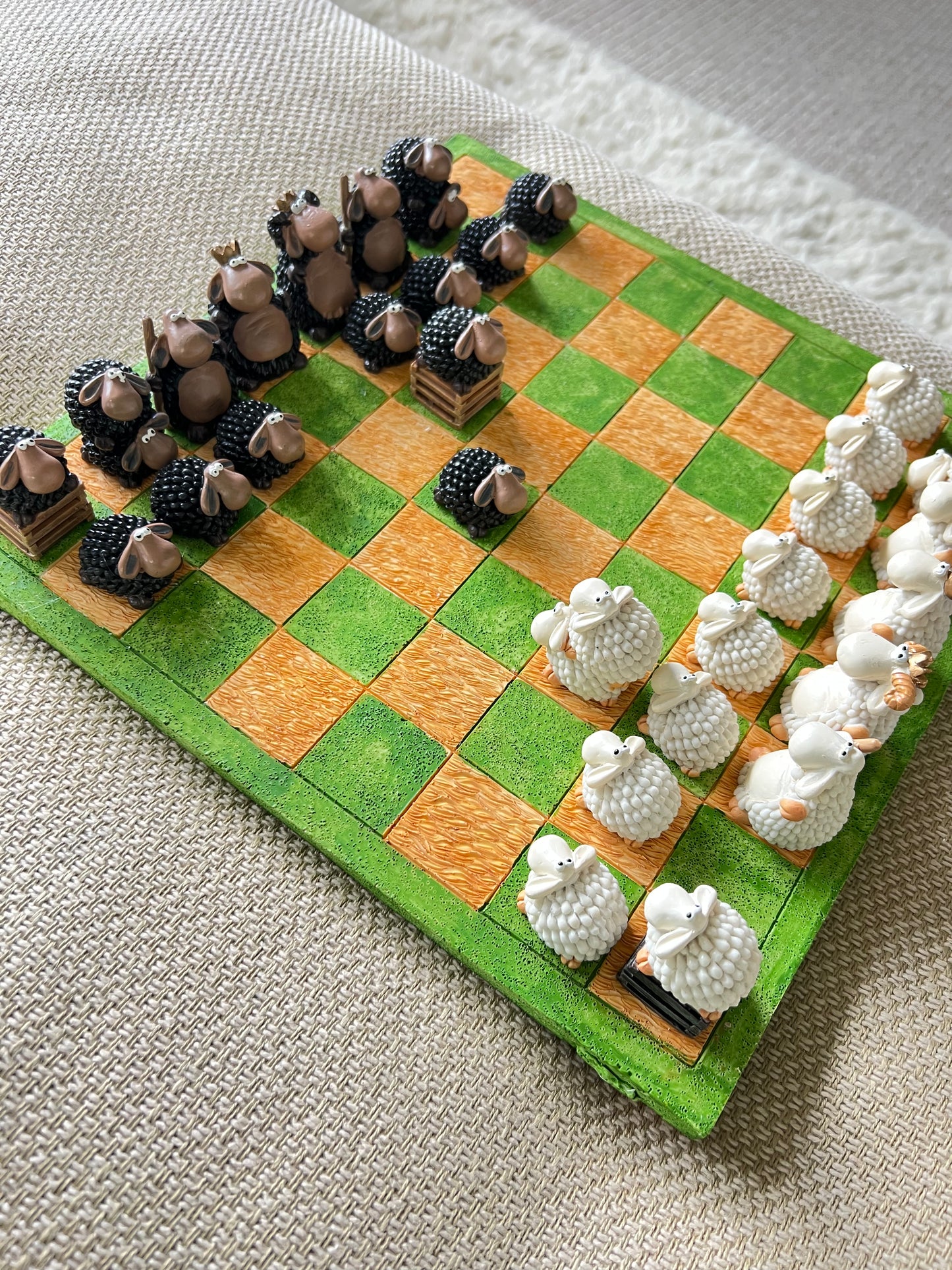 Sheep vs Sheep Chess Set