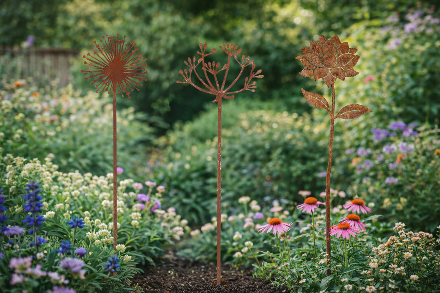 Garden Decoration Dandelion on Stick 37cm