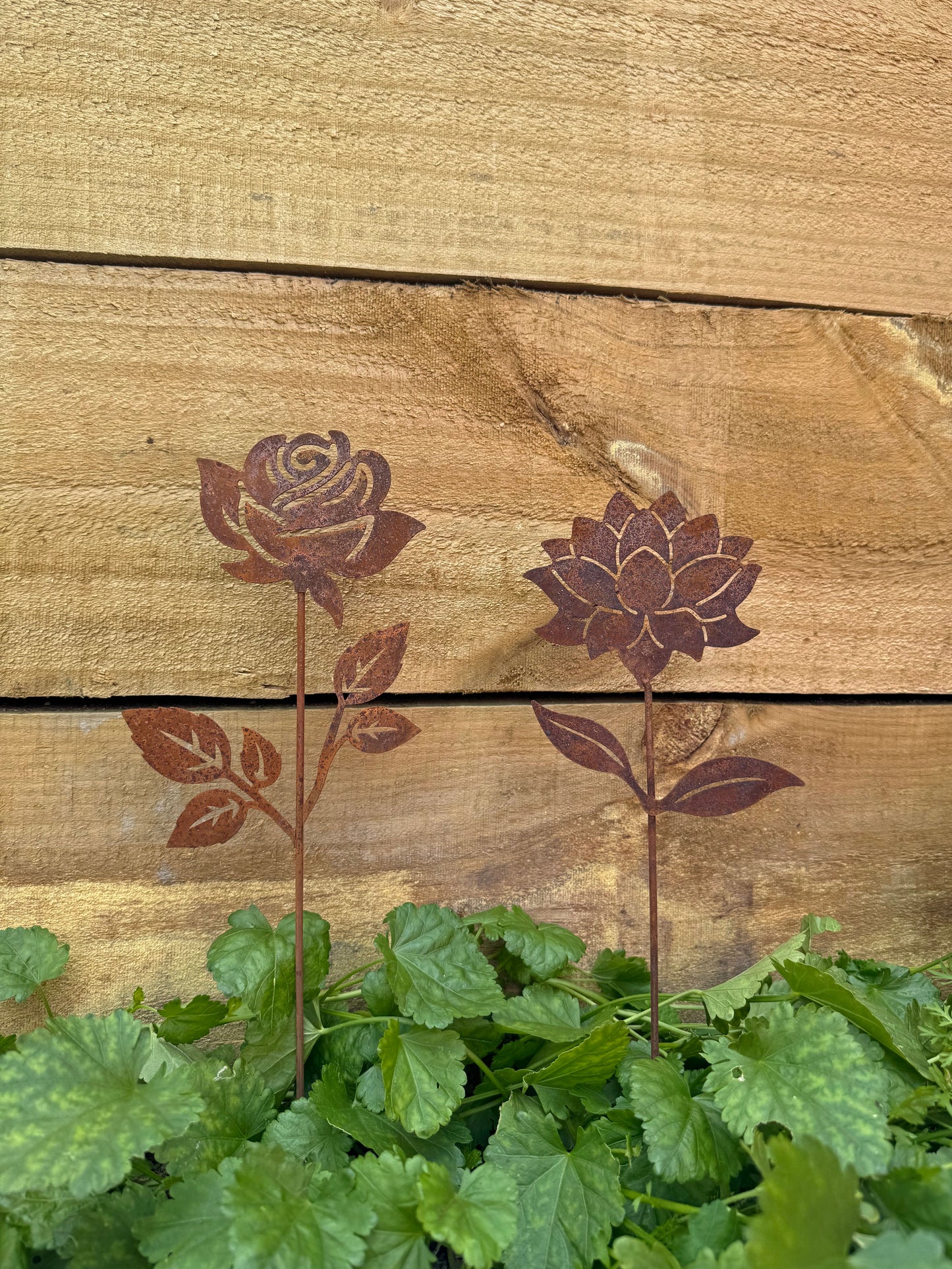 Garden Decoration Dahlia on Stick 37cm