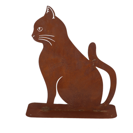 Garden Decoration Cat Sitting