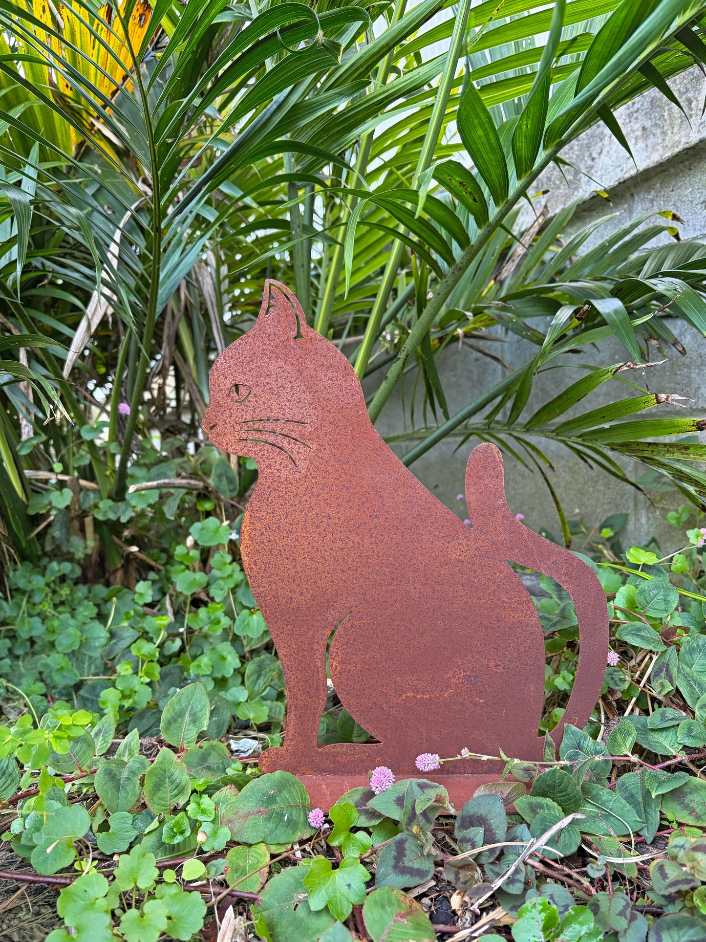 Garden Decoration Cat Sitting