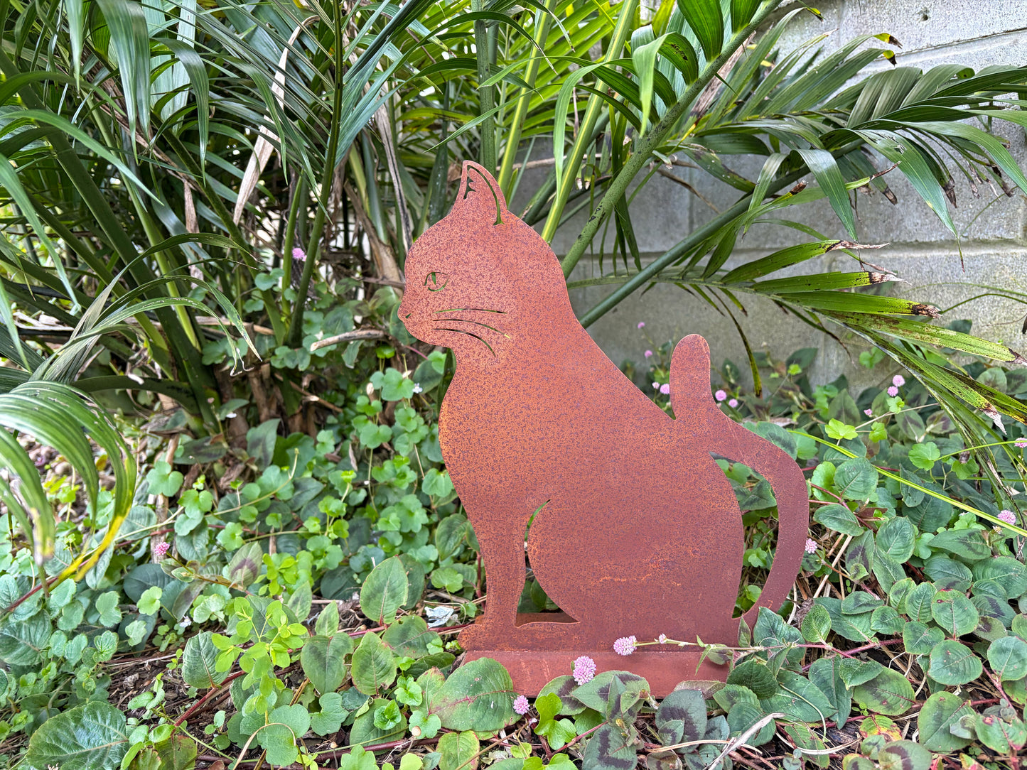 Garden Decoration Cat Sitting